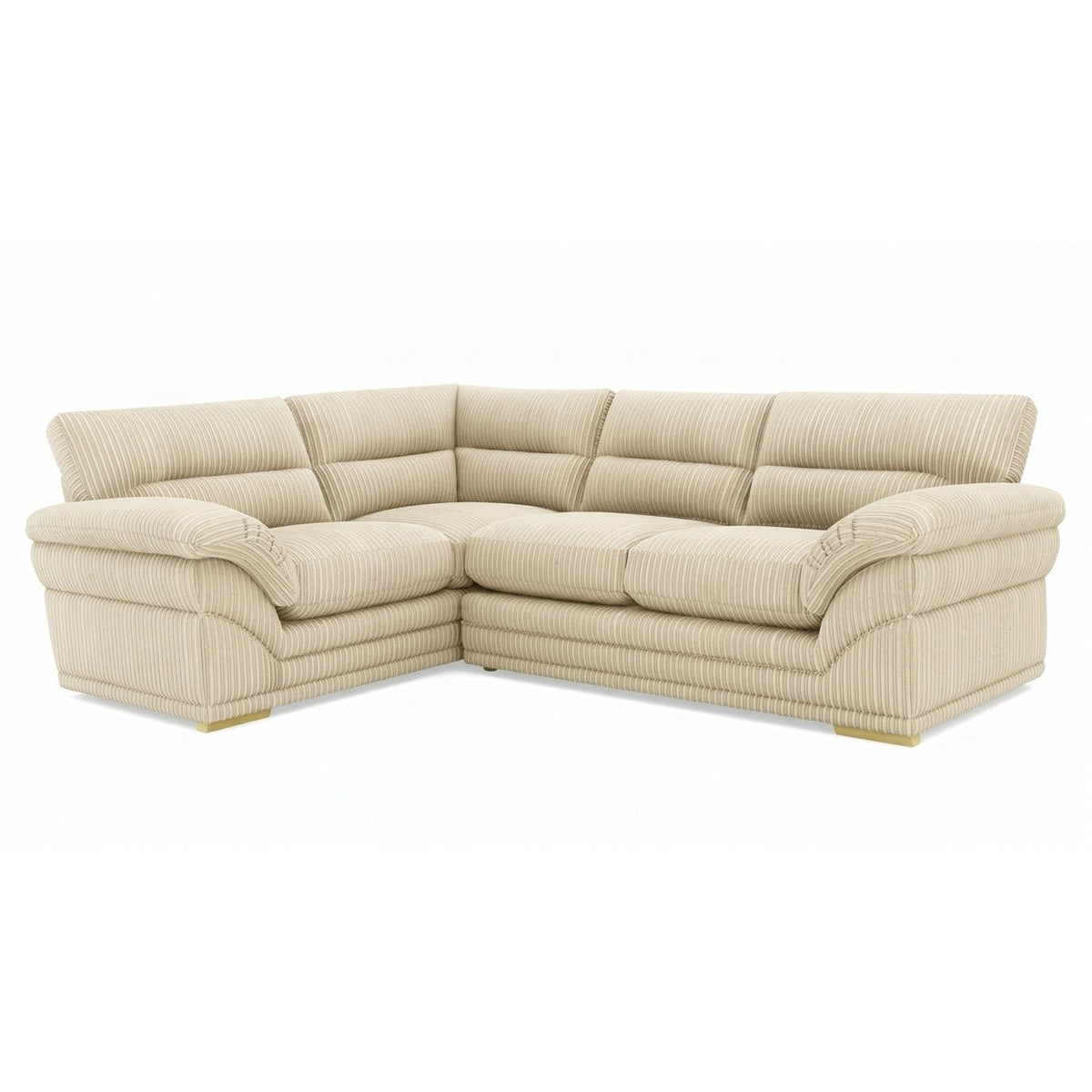 Amalfi Claude 2 Piece Corner Group Right Hand in Cream jumbo cord