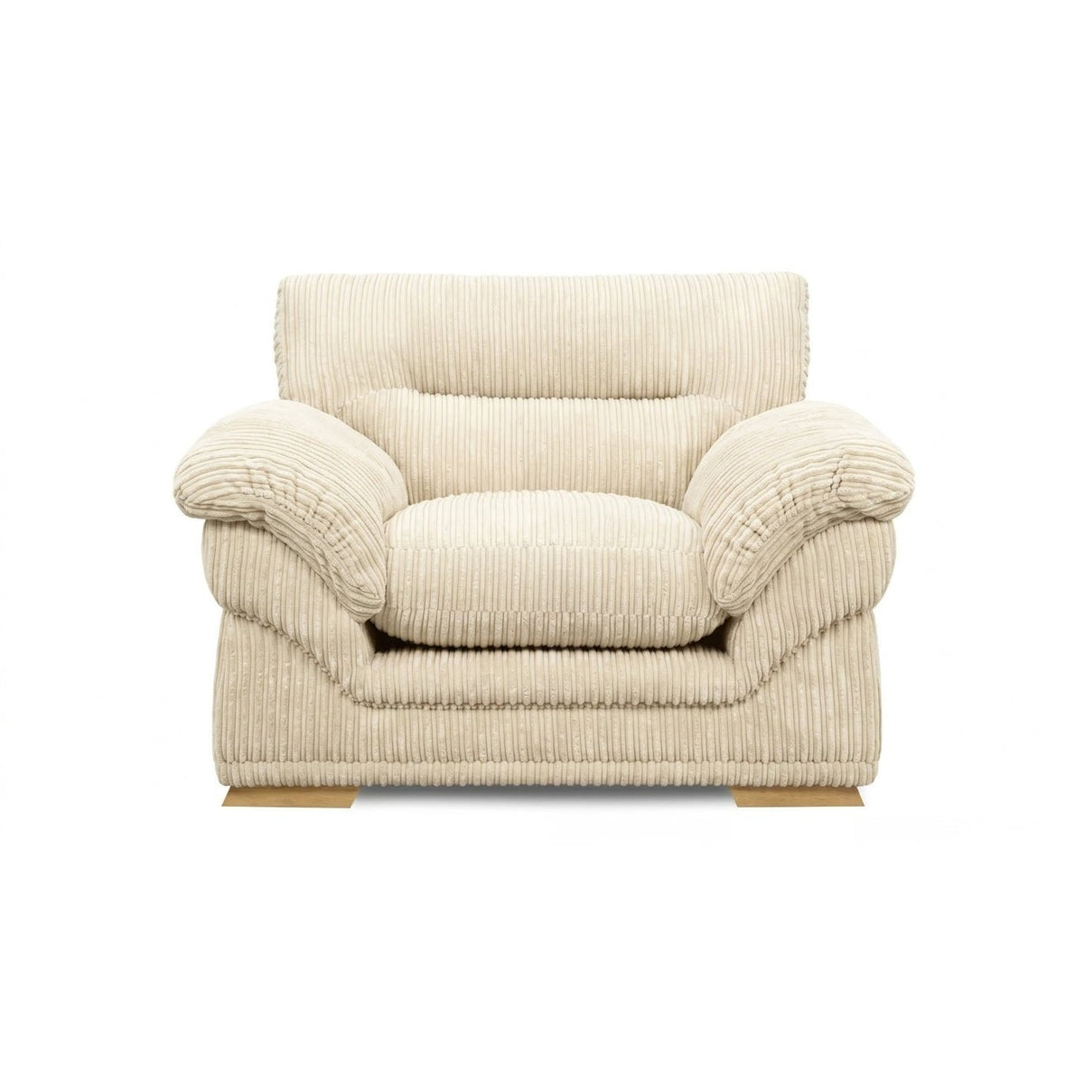 Amalfi Claude Armchair in Cream jumbo cord