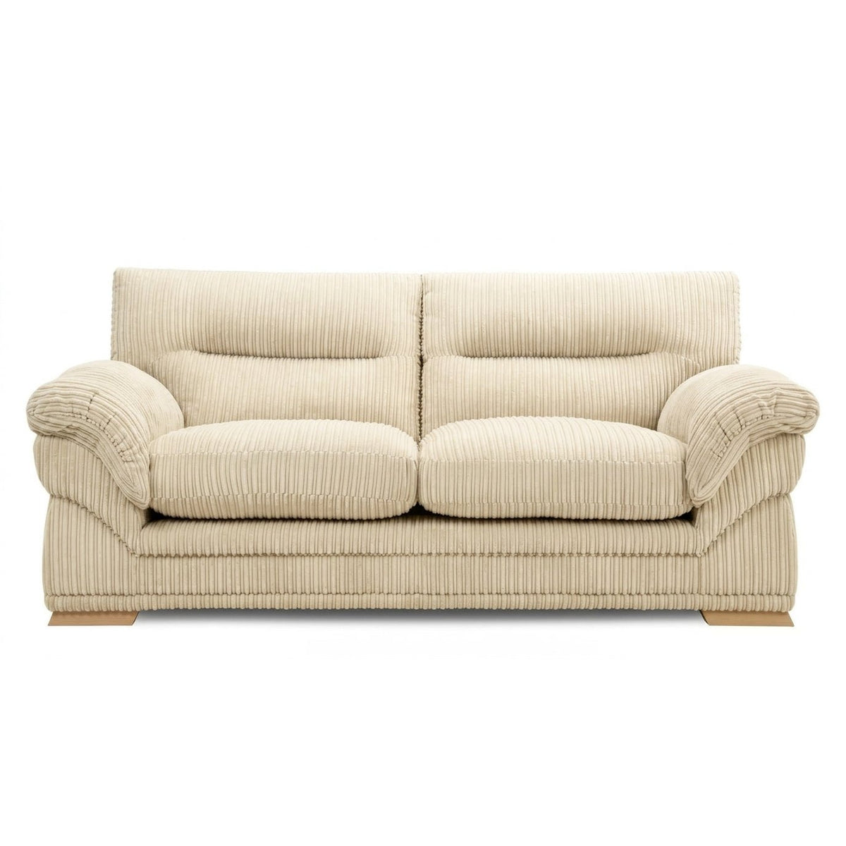 Amalfi Claude Sofa 3 Seater in Cream jumbo cord