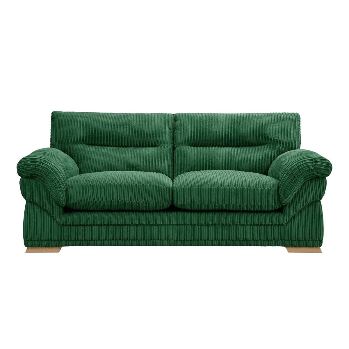 Amalfi Claude Sofa 3 Seater in Green jumbo cord