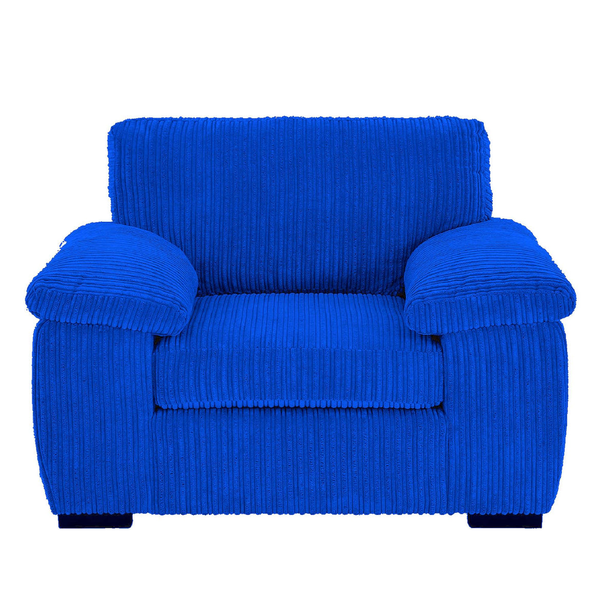 Amalfi Jumbo Cord Armchair in Navy jumbo cord