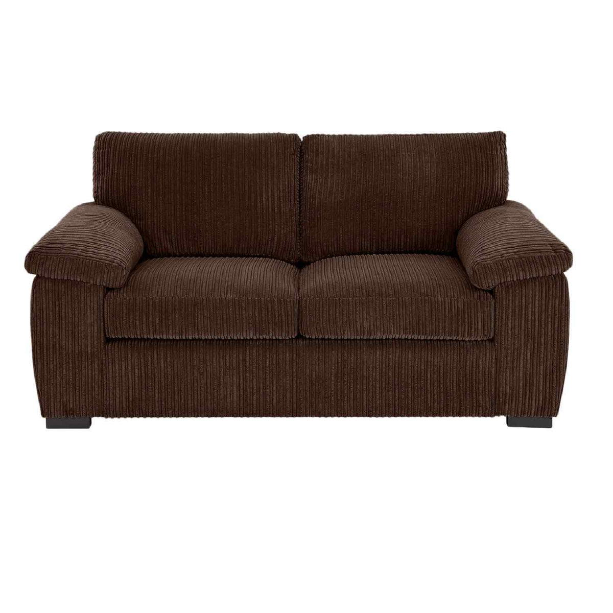 Amalfi Jumbo Cord Sofa 2 Seater in Brown jumbo cord