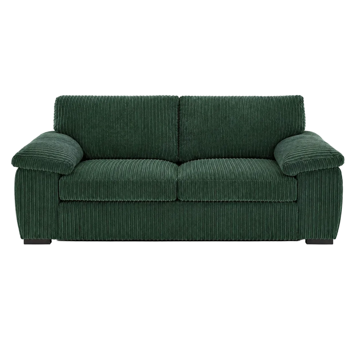 Amalfi Jumbo Cord Sofa 2 Seater in Green jumbo cord