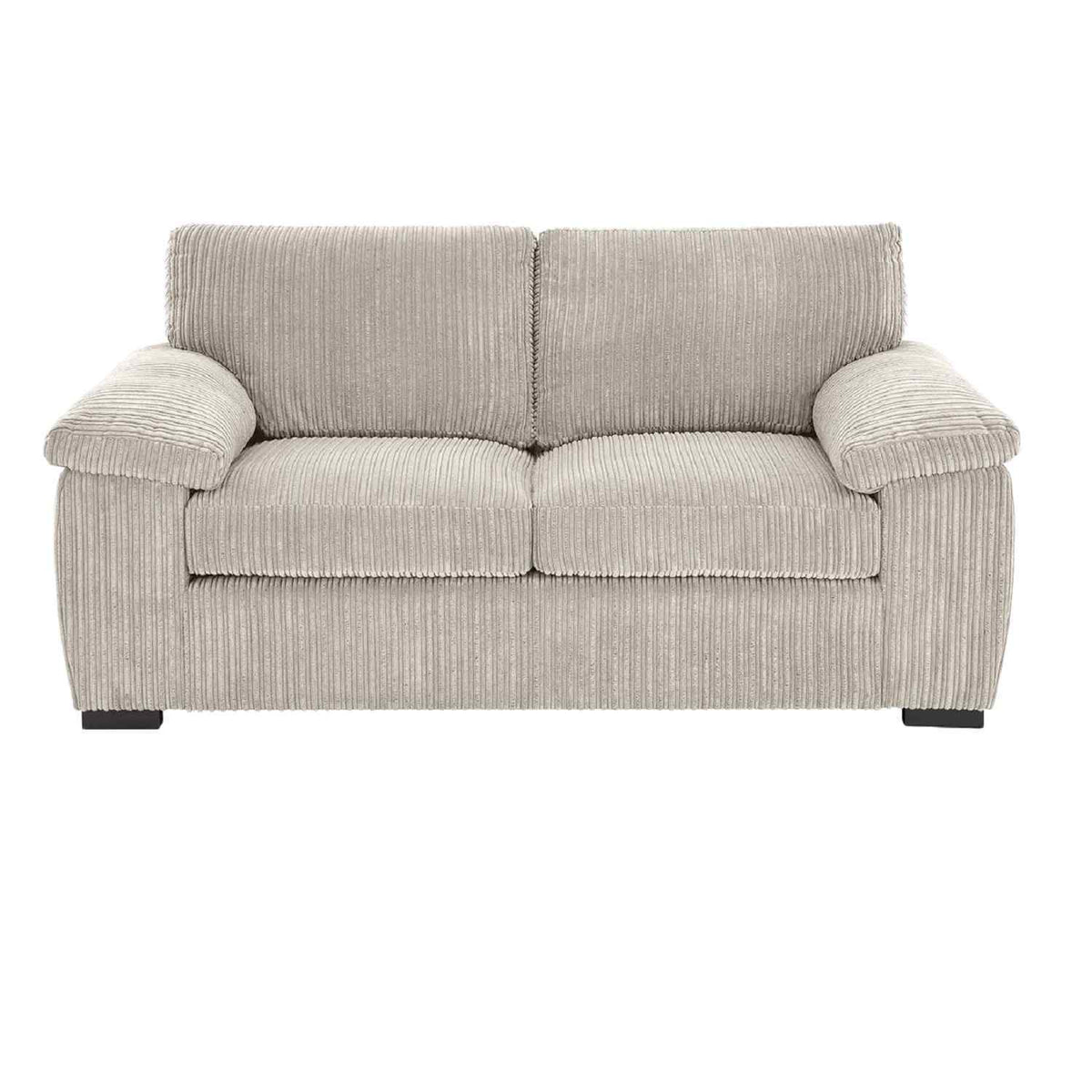 Amalfi Jumbo Cord Sofa 2 Seater in Cream jumbo cord