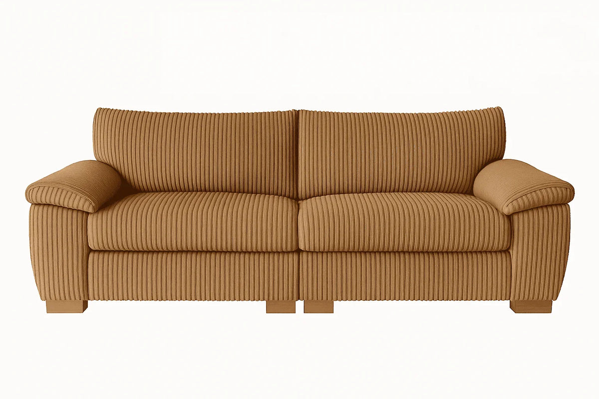 Amalfi Split Sectional Sofa 3 Seater in Beige jumbo cord – alternate view