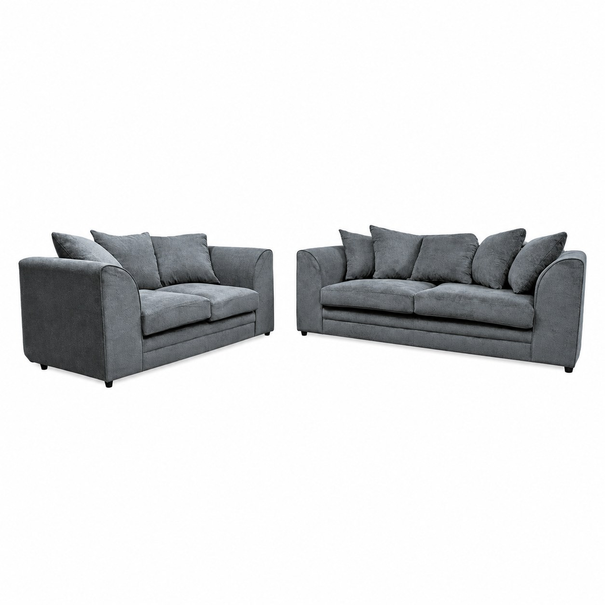 Casper Sofa Set 3+2 Seater in Grey casper fabric