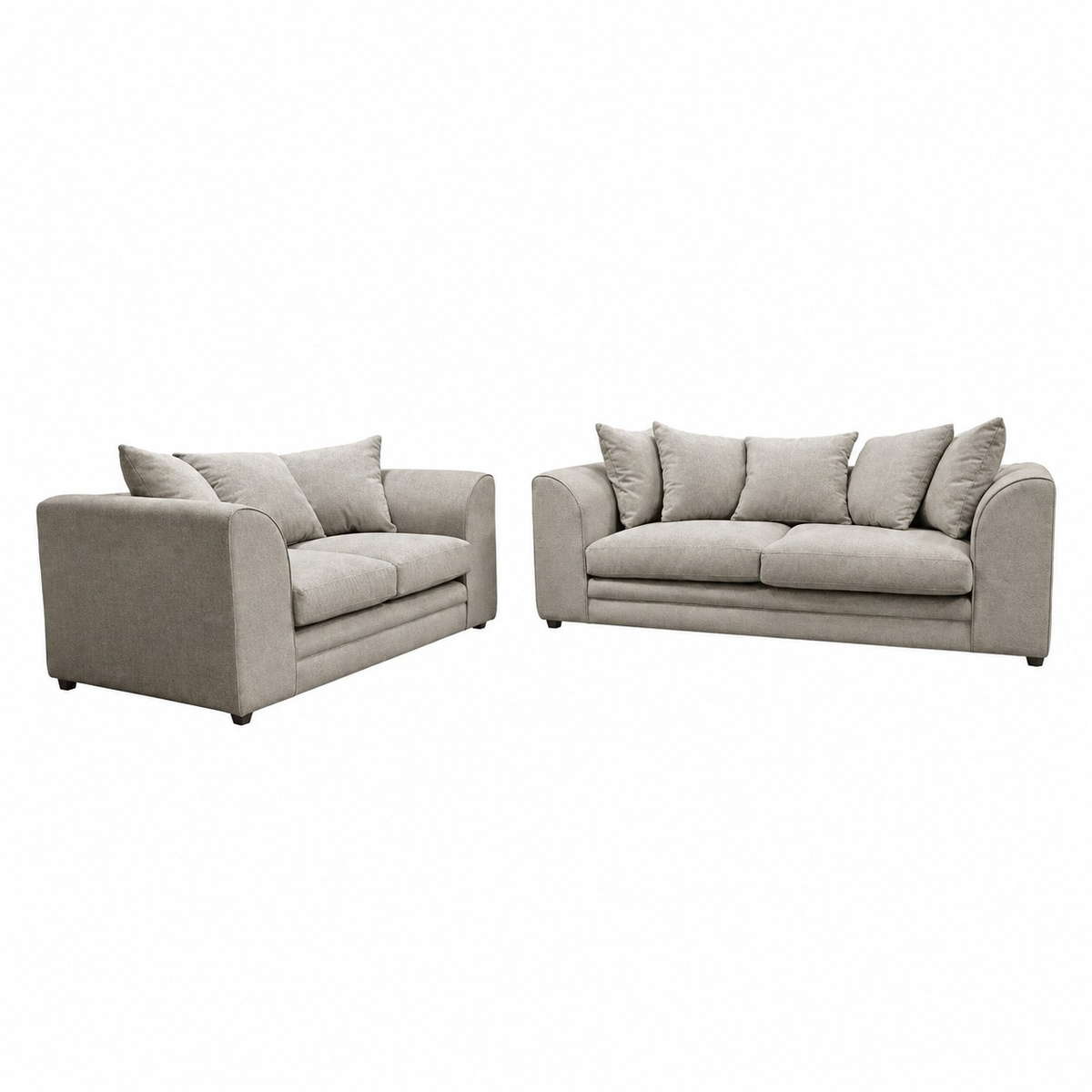 Casper Sofa Set 3+2 Seater in Beige casper fabric