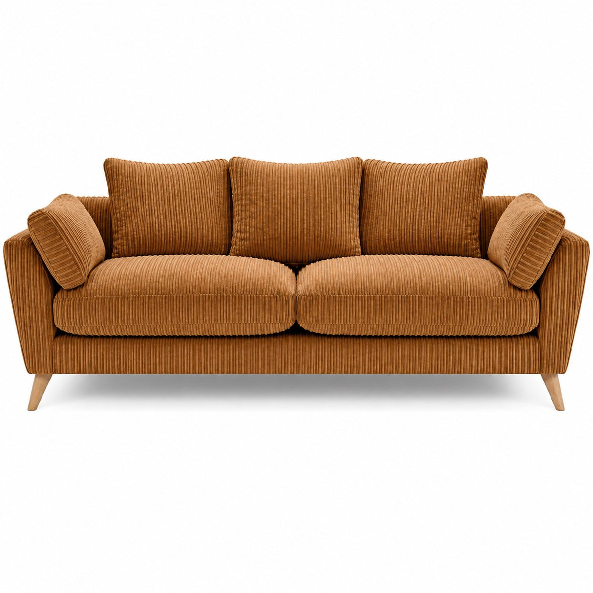 Harlow Jumbo Cord Sofa 2 Seater in Beige jumbo cord