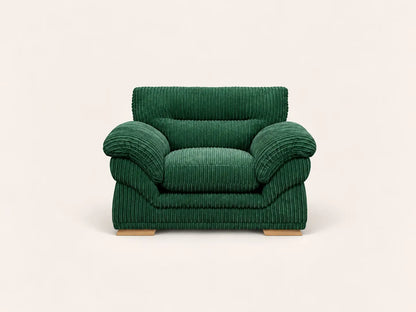 Amalfi Claude Armchair | Armchair | Jumbo Cord | 10 Colours | Reversible Cushions | Free UK Delivery