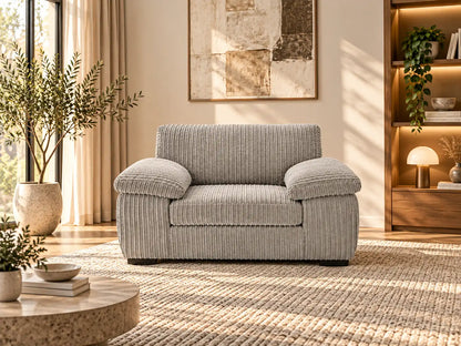 Amalfi Jumbo Cord Armchair | Armchair | Jumbo Cord | 9 Colours | Plush Padded Cushions | Free UK Delivery
