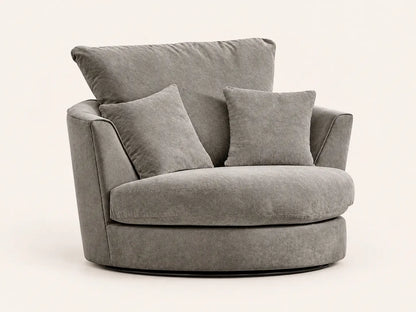 Casper Swivel Chair | Swivel Chair | Casper Fabric | 2 Colours | 360-Degree Swivel Base | Free UK Delivery