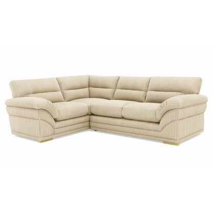 Amalfi Claude 2 Piece Corner Group Right Hand in Cream jumbo cord