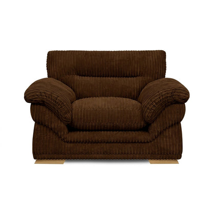 Amalfi Claude Armchair in Brown jumbo cord