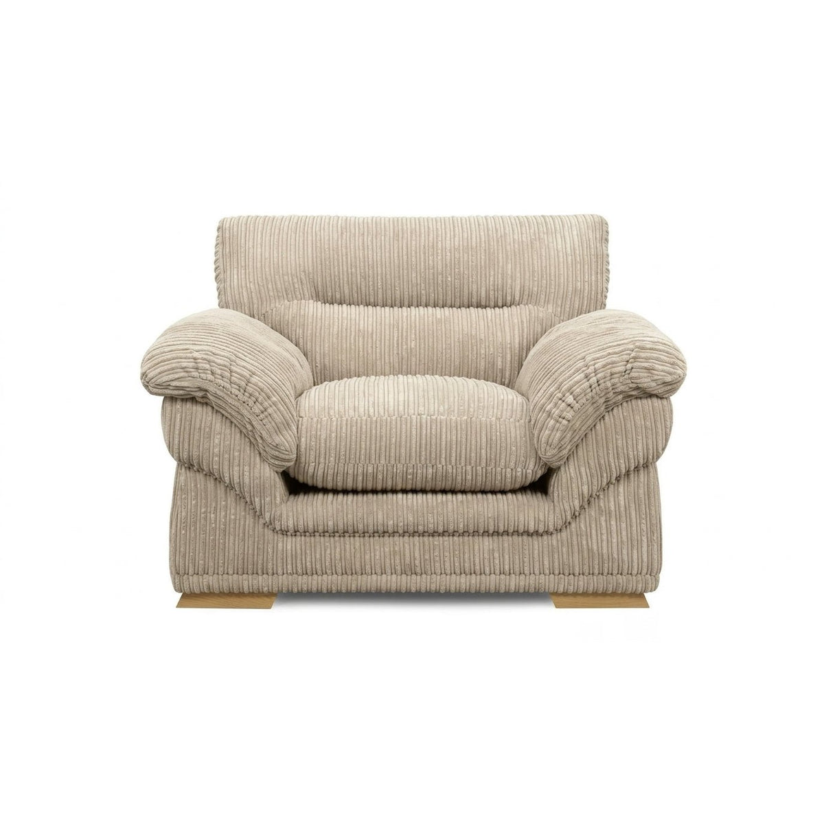 Amalfi Claude Armchair in Beige jumbo cord