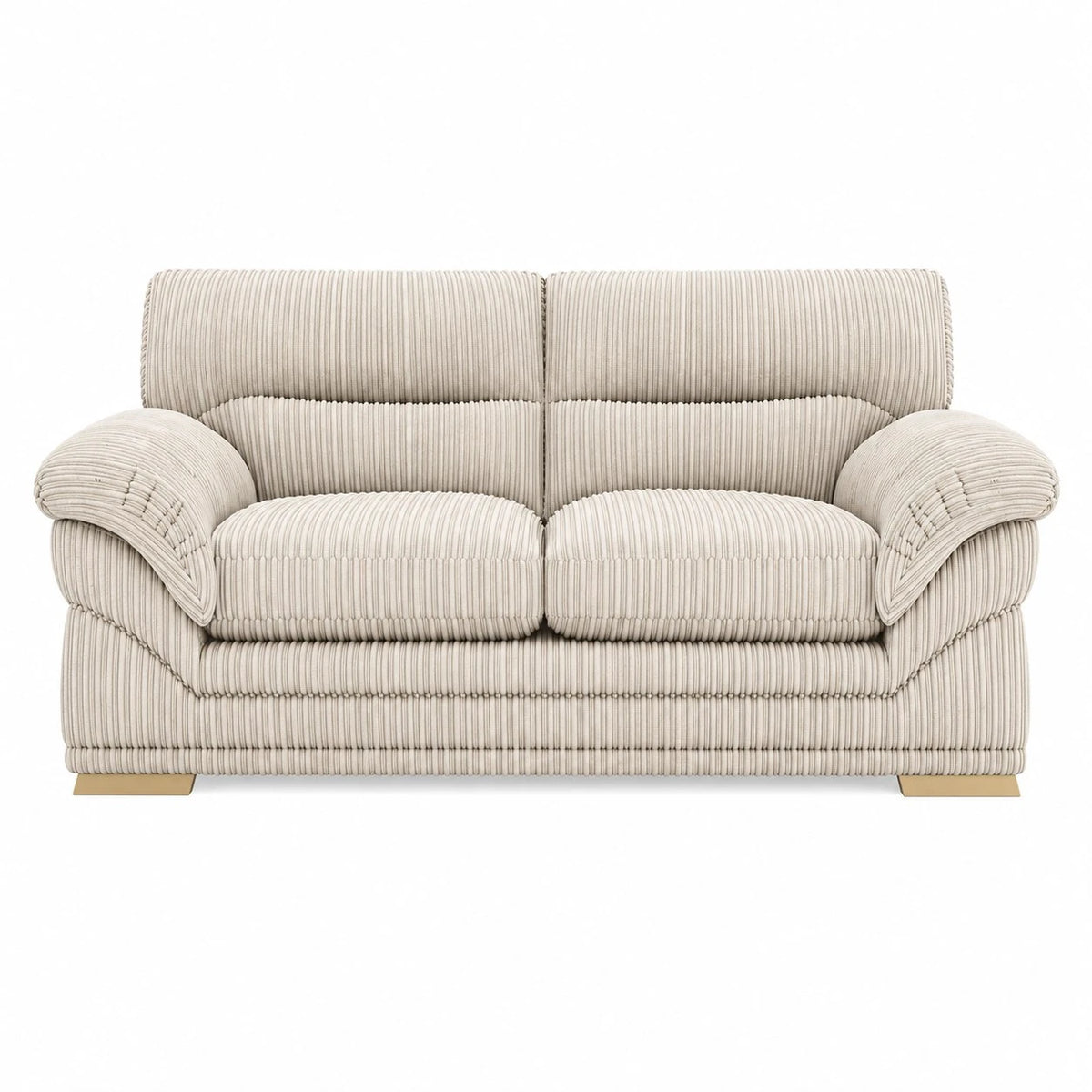Amalfi Claude Sofa 2 Seater in Cream jumbo cord