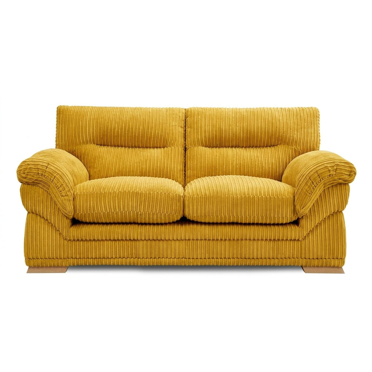 Amalfi Claude Sofa 2 Seater in Yellow jumbo cord