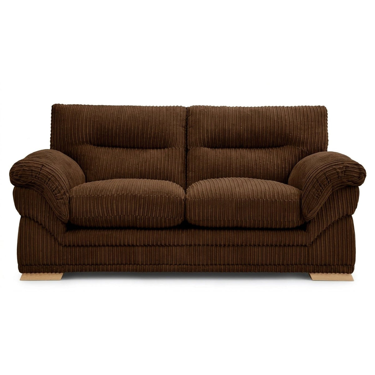 Amalfi Claude Sofa 2 Seater in Mocha jumbo cord