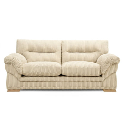 Amalfi Claude Sofa 3 Seater in Cream jumbo cord