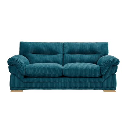 Amalfi Claude Sofa 3 Seater in Navy Blue jumbo cord