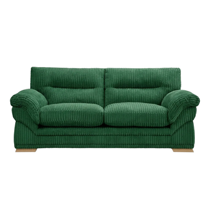 Amalfi Claude Sofa 3 Seater in Green jumbo cord
