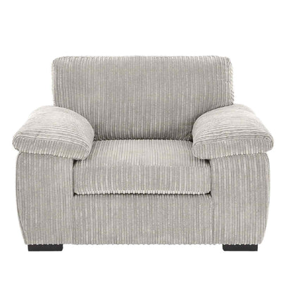 Amalfi Jumbo Cord Armchair in Cream jumbo cord