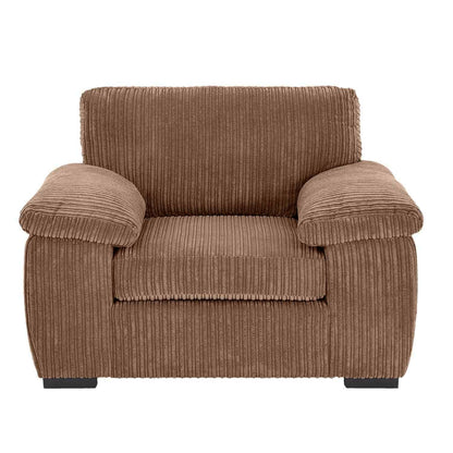 Amalfi Jumbo Cord Armchair in Beige jumbo cord