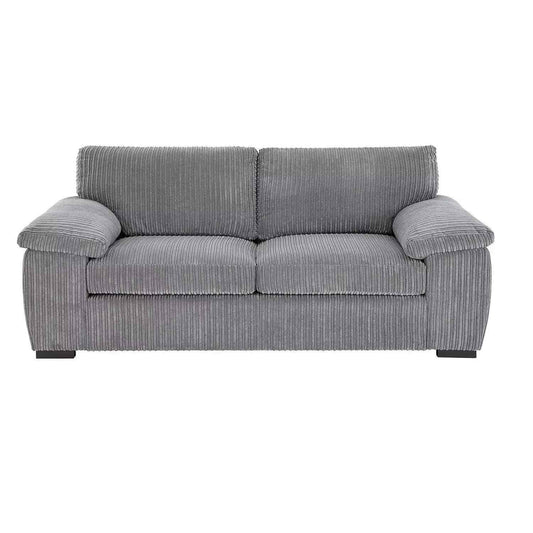 Amalfi Jumbo Cord Sofa 2 Seater in Grey jumbo cord