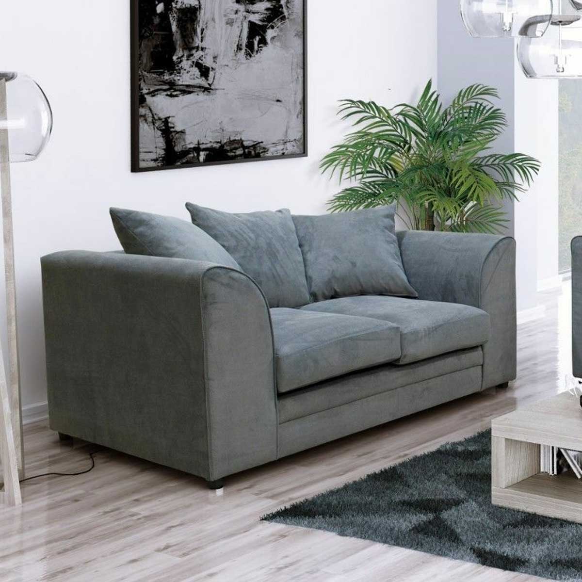 Casper Sofa 2 Seater in Grey casper fabric