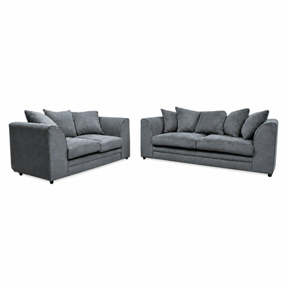 Casper Sofa Set 3+2 Seater in Grey casper fabric