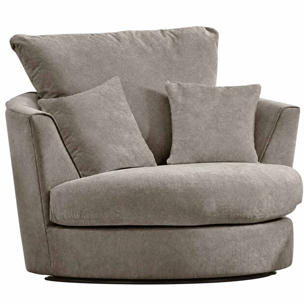 Casper Swivel Chair in Beige casper fabric – cut-out view