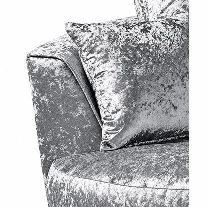 Crushed Velvet Swivel Chair – view 3