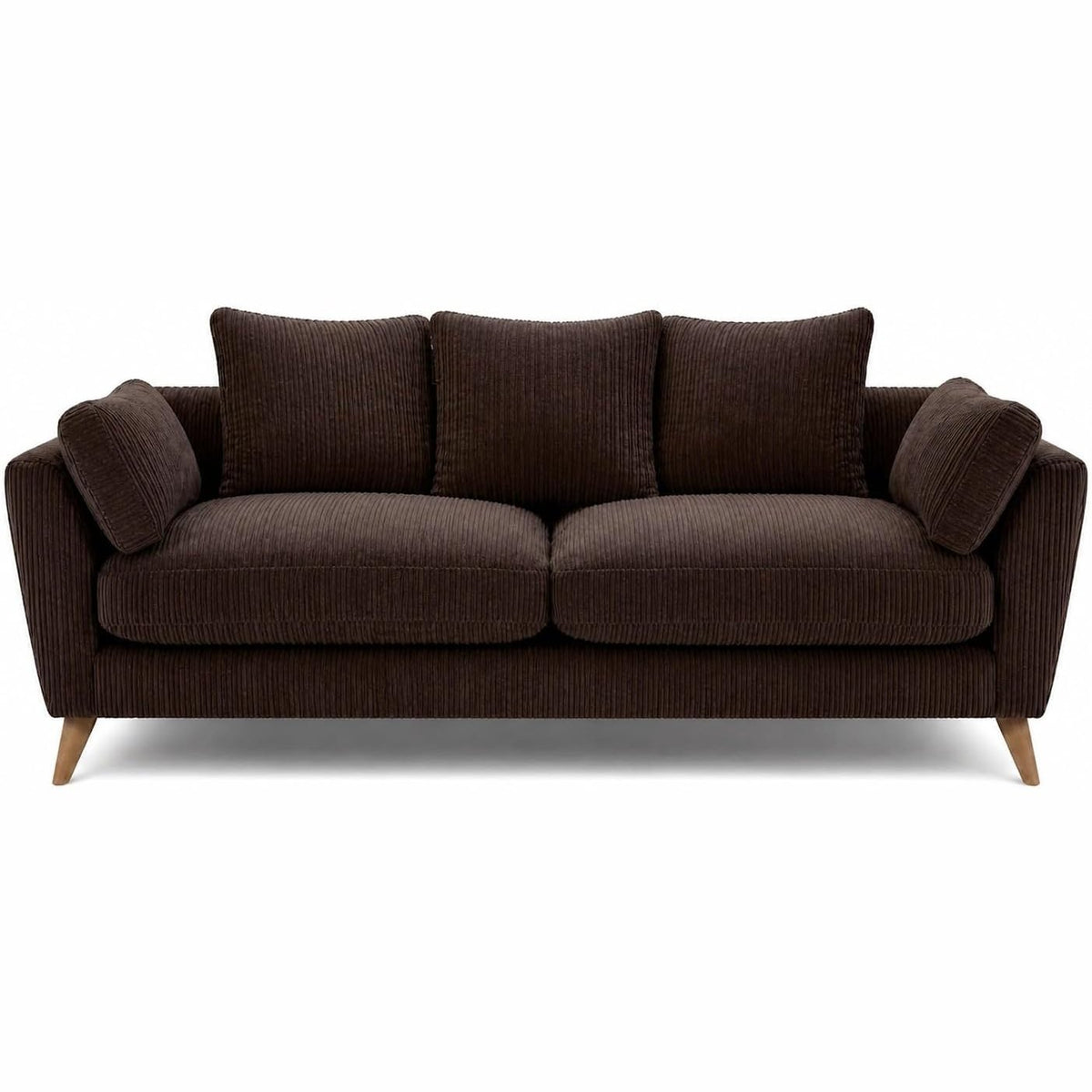 Harlow Jumbo Cord Sofa 2 Seater in Brown jumbo cord