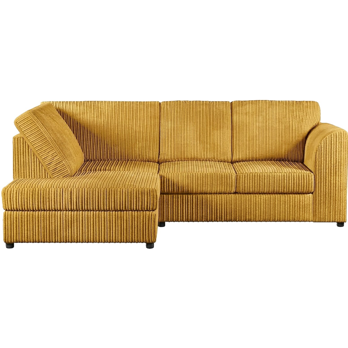 Jumbo Cord High Back Corner Sofa 4 Seater in jumbo cord – detail view 1