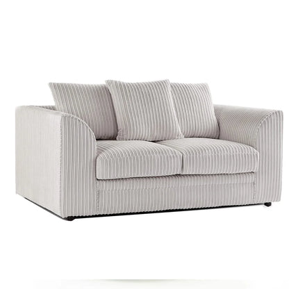 Jumbo Cord Scatter Back Sofa 2 Seater in Cream jumbo cord