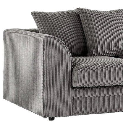 Jumbo Cord Scatter Back Sofa 2 Seater in jumbo cord – detail view 1