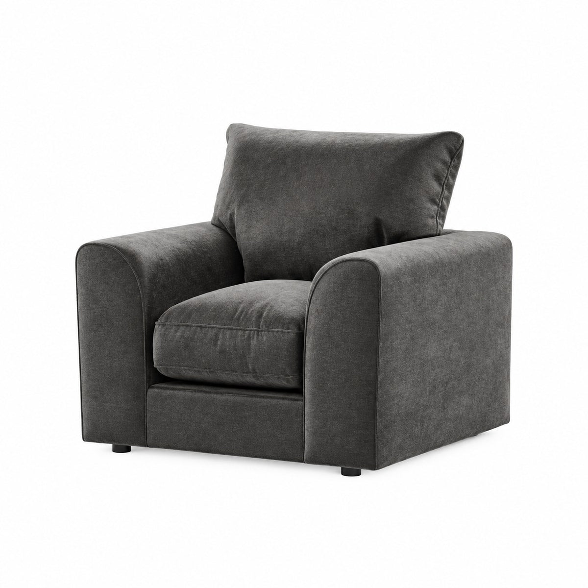 Plush Velvet Chair | Swivel Chair or Armchair | Plush Velvet | 6 Colours | Smooth Swivel Base Option | Free UK Delivery